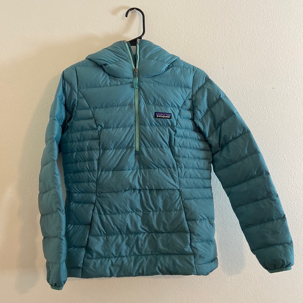 Patagonia Puffer in Teal